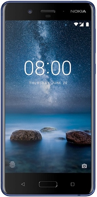 (Nokia 8 , ram - 4/6 GB, internal memory - 64/128 GB, primary camera - Dual 13 MP, seconday camera - 13 MP, 3G - Yes, screen - 5.3 inch, battery - Non-removable Li-Ion battery 3090mAh, os - Android 7.1.1)